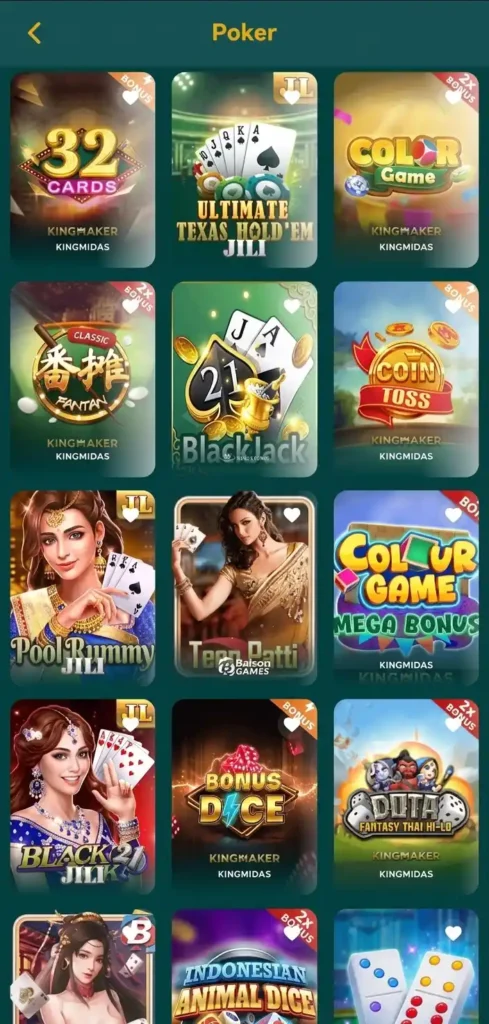 We999 Poker Games Image